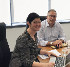 Professor Justine Smith and Professor Mark Radford