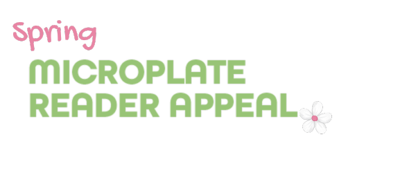 Heading text: "Spring Microplate Reader Appeal"